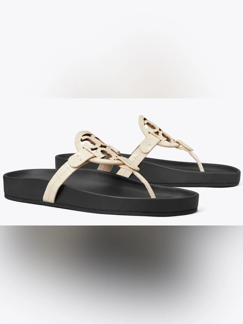 New! Tory Burch Miller Cloud Sandals/ Size 8.5